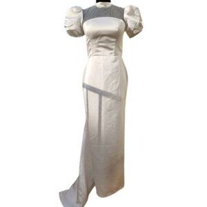 Luxurious Grace Kelly Style Elegant Classy Designer Wedding Couture Dress Gown